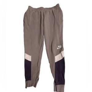 Nike Joggers Womens Women M Purple Pockets Drawstring Athletic Sweat